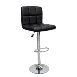 Banco Square Para Barra - Vinipiel Negro
