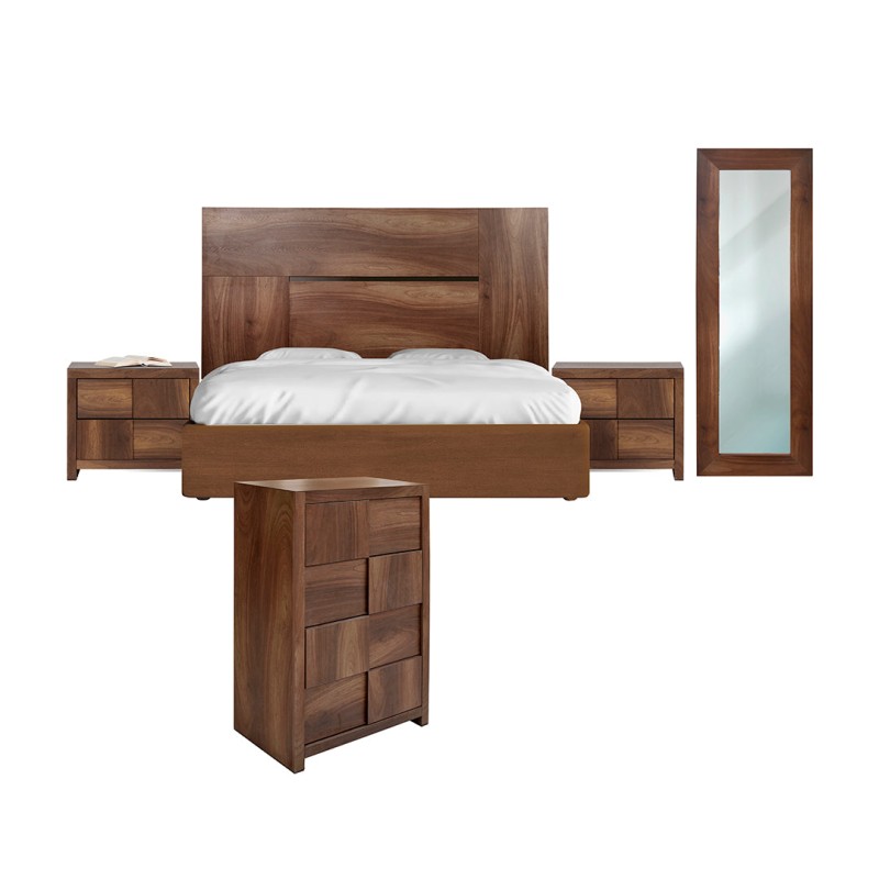 Recámara King Size Neruda II 5 Pz