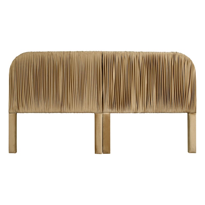 Cabecera Carter Matrimonial / Queen Terciopelo Beige